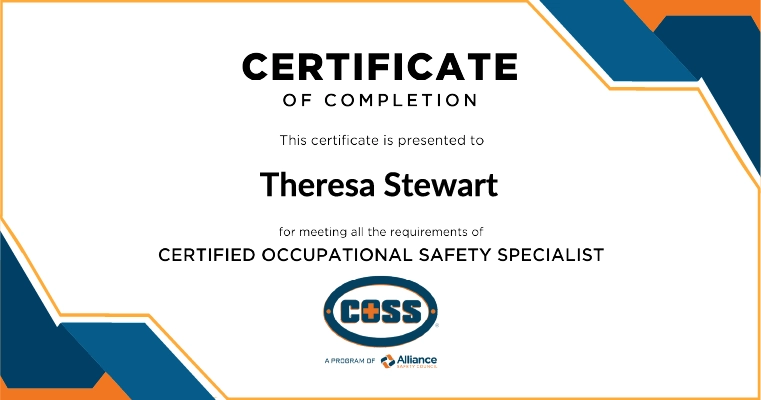 Theresa certificate