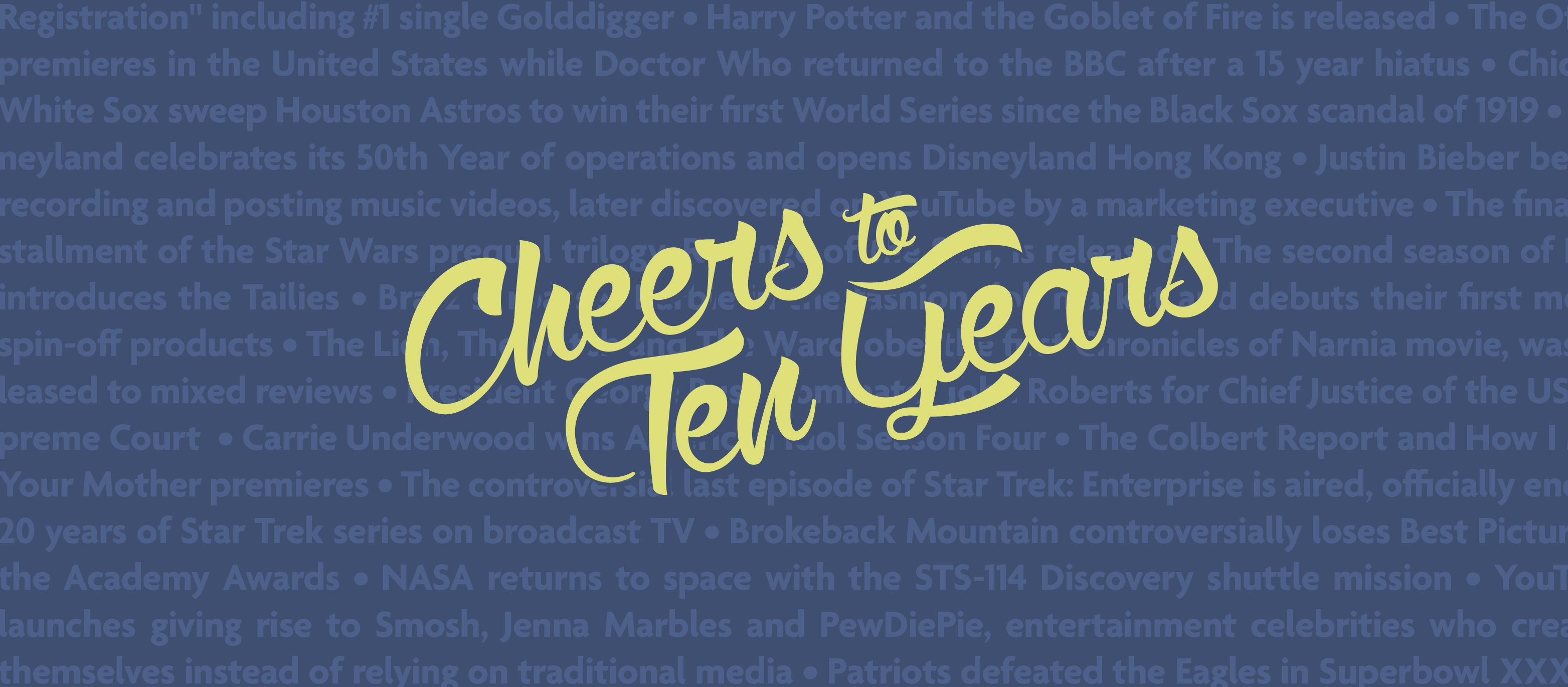 Covalent Logic Ten Year Anniversary Campaign